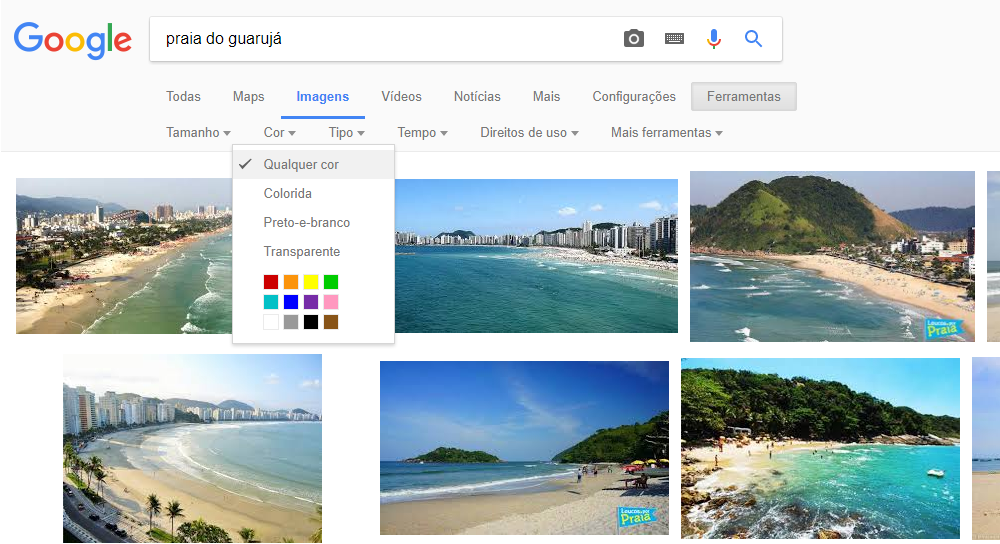 Google imagens - exemplo