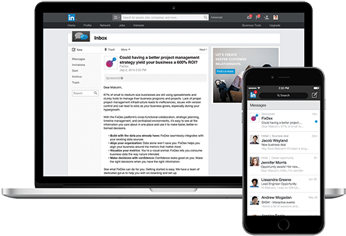 sponsored inmail - linkedin para empresas