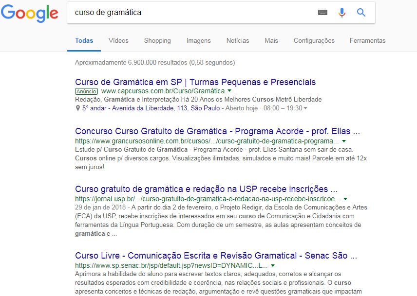 como funciona o google