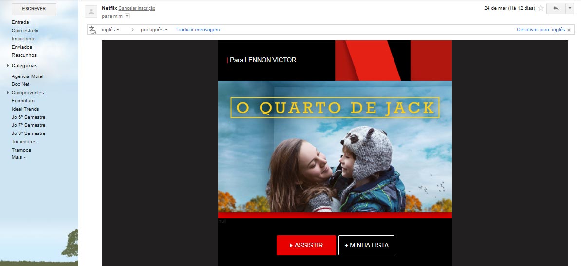 Veja um exemplo de o que é email marketing