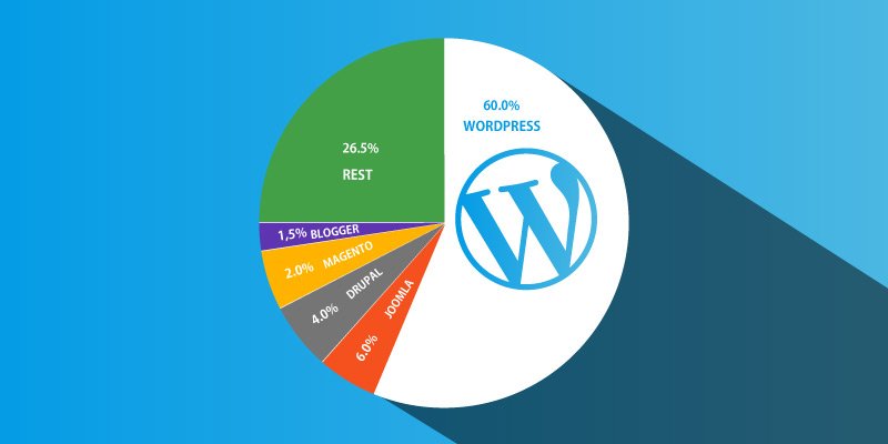 Veja como o WordPress é a plataforma de CMS mais usada no mundo