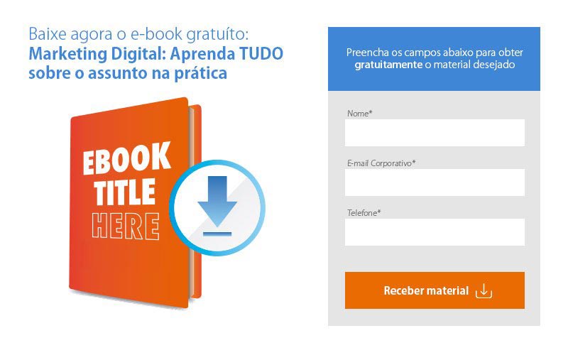 Seja objetivo ao criar sua landing page com ajuda do conceito do que é marketing de conteúdo