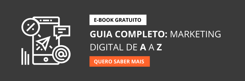 E-book da Ideal Marketing oferecendo um Guia Completo do Marketing Digital de A a Z