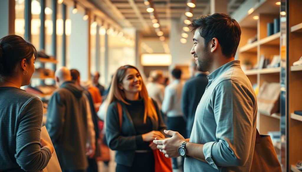 A bustling e-commerce storefront, bathed in warm, inviting light. In the foreground, a smiling customer interacts with a friendly sales associate, their conversation filled with warmth and understanding. In the middle ground, a sleek, intuitive user interface showcases a seamless shopping experience, devoid of intrusive tracking or data collection. The background reveals a tranquil, modern office space, where a team of dedicated designers and developers work tirelessly to craft an exceptional customer journey, free from the constraints of outdated advertising models. The scene conveys a sense of effortless efficiency, where the customer's needs are the primary focus, creating a truly memorable e-commerce experience.