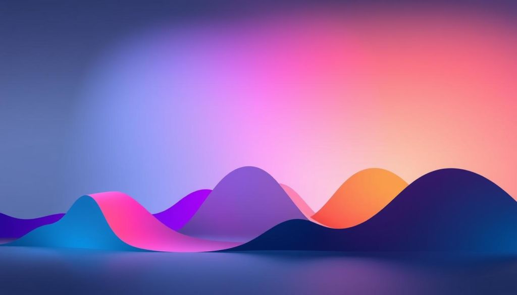 A captivating illustration of the "Phases of FMOT" concept. In the foreground, a series of distinct stages unfold, each represented by abstract geometric shapes that morph and transition seamlessly. The middle ground showcases a vibrant color palette, with hues that ebb and flow, symbolizing the dynamic nature of the customer journey. In the background, a subdued, minimalist environment serves as a canvas, allowing the central elements to take center stage. Soft, diffused lighting creates a sense of depth and dimension, while a slightly cinematic angle suggests a narrative quality. The overall composition conveys the complexity and interconnectedness of the FMOT framework, inviting the viewer to explore and unravel its intricate layers.