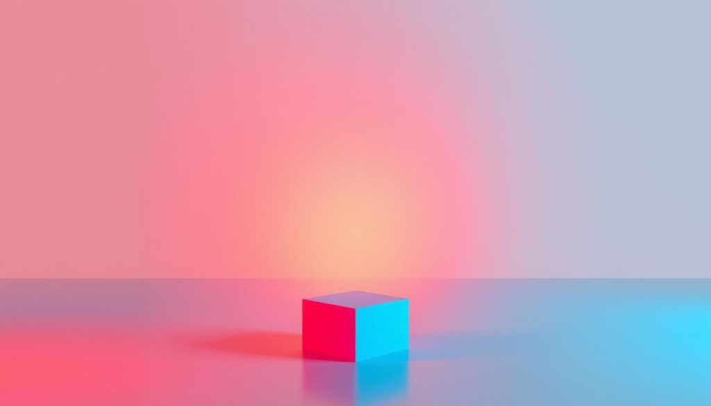 A serene yet vibrant visual identity, captured in a crisp, high-resolution illustration. In the foreground, an abstract geometric shape takes center stage, its clean lines and bold colors conveying a sense of modernity and sophistication. The middle ground features a subtle, textured background, hinting at the depth and complexity of the visual language. In the background, a faint, ethereal glow suggests a sense of illumination and inspiration, guiding the viewer towards a deeper understanding of the essence of visual identity. Balanced lighting casts a warm, inviting atmosphere, inviting the viewer to immerse themselves in the conceptual and creative exploration of defining one's visual identity.
