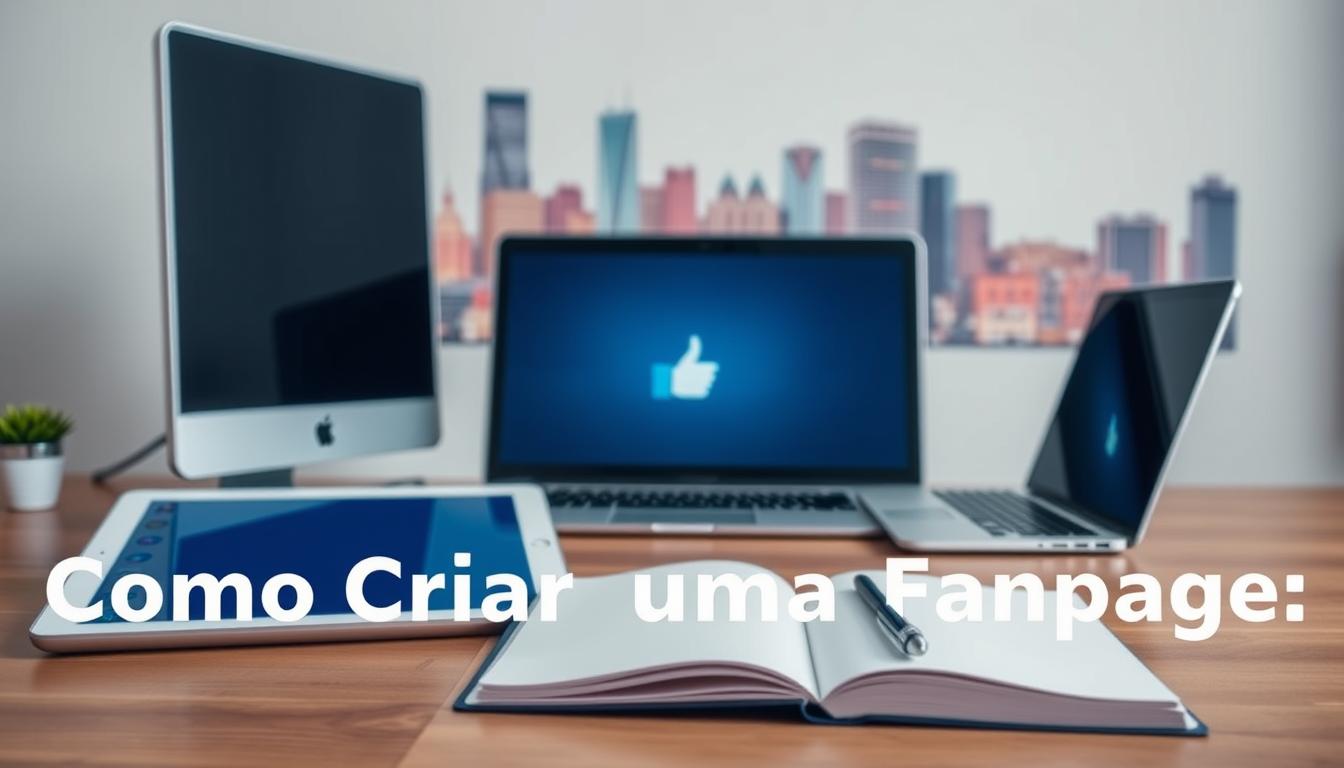como criar uma fanpage