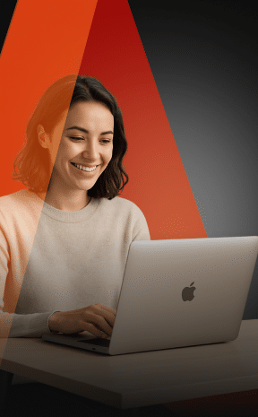 Mulher usando notebook