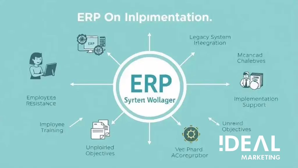 Desafios comuns na implementação de ERP