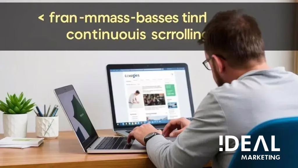 Erros comuns na aplicação da rolagem contínua Erros comuns na aplicação da rolagem contínua