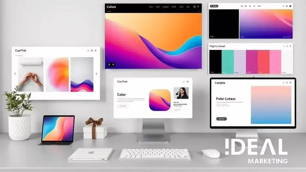 Tendências atuais sobre o uso de cores no design digital